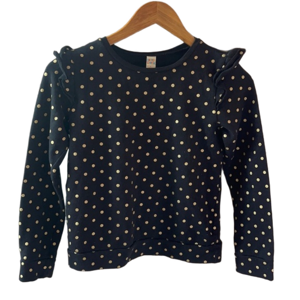 Harper Canyon black long sleeve sweater GUC size L 10/12